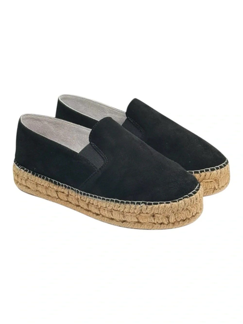 Cruz’n Shoes by Menorquinas USA 𖦹 Double Sole Espadrilles 𖦹 Black Suede 𖦹 37